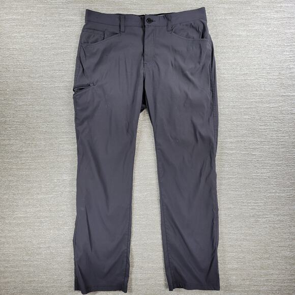 Orvis Tech Pants Mens 36x32 Gray Hiking Outdoor Golf Lightweight Water Repellent - Picture 1 of 15